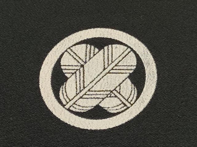 平和屋着物[]七五三　男の子　着物・黒紋付羽織・長襦袢(単衣)・行灯袴・小物セット　箱付き　DABA3557ma