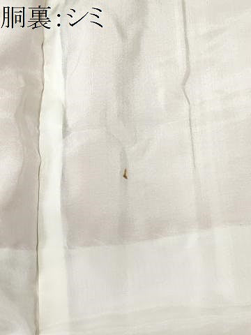 平和屋着物■訪問着　草花文　暈し染め　銀彩　正絹　逸品　CABB3894fb
