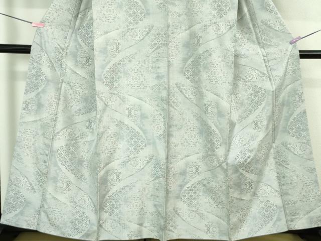 平和屋本店●極上　都喜ヱ門　本場大島紬　白大島　藤白泥　流麗小紋　藤絹織物謹製　やまと誂製　証紙付き　逸品　DZAA0607kh6
