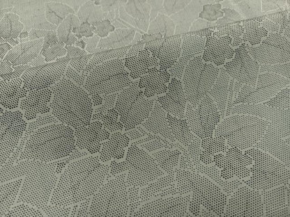 平和屋着物●上質な小紋 紬地 紫陽花 あじさい 正絹 逸品 AABE5903ph