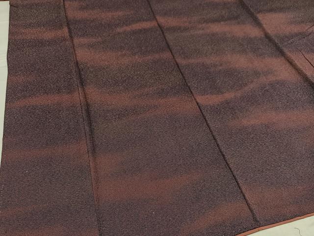 平和屋着物○本草木染作家 圓啓 江戸小紋 鮫小紋柄 暈し