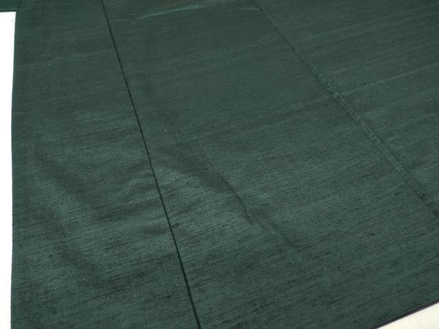 平和屋着物●男性 紬 アンサンブル 長羽織 褐返色 正絹 逸品 DAAY9963az