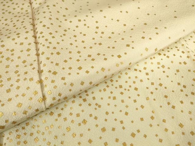 平和屋着物○人間国宝 福田喜三郎 訪問着 箔散らし 金彩 正絹 逸品