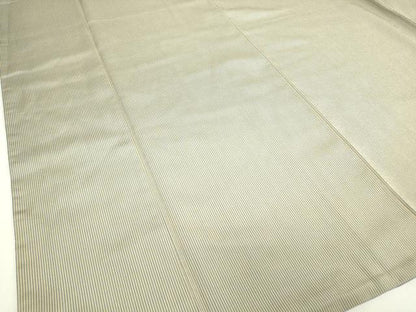 平和屋着物●上質な小紋　縞　正絹　逸品　DABA4002az