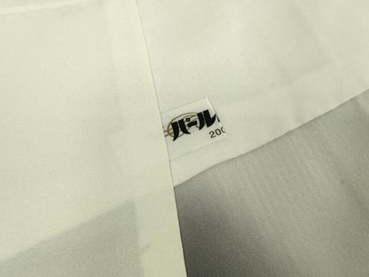 平和屋着物●上質な小紋　縞　正絹　逸品　DABA4002az