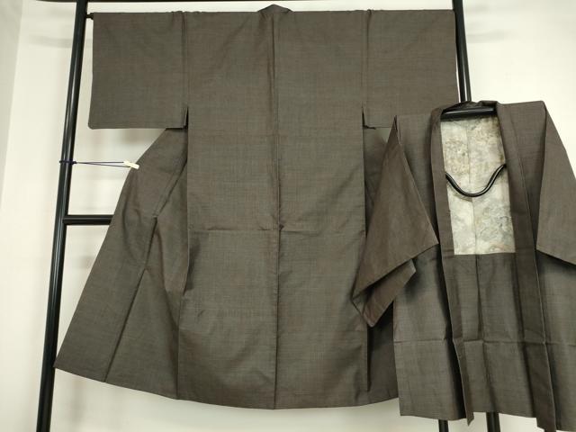 平和屋着物●男性 男柄の最高峰 西郷柄 西郷絣 本場大島紬 アンサンブル 絣文 正絹 逸品 DABA4015az