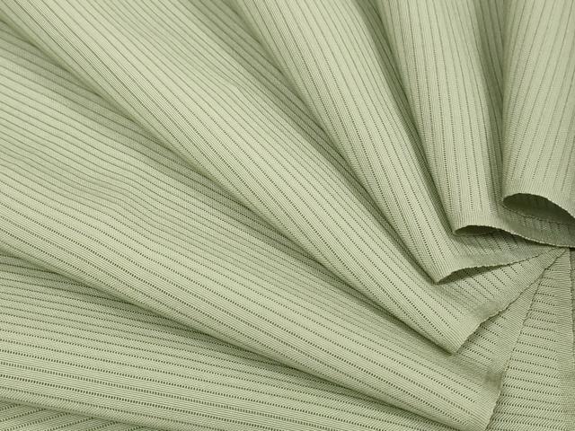 平和屋着物＊夏物 色無地 反物 着尺 駒絽 本草木染 五泉 抹茶色 逸品 未使用 DABA7341zzz