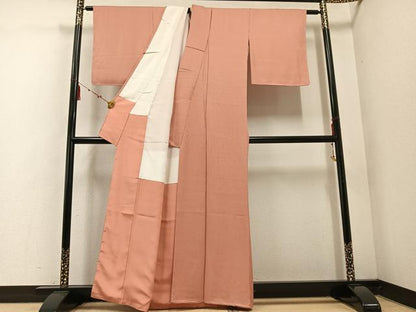 平和屋着物●江戸小紋 角通し 正絹 逸品 AABE8089ph