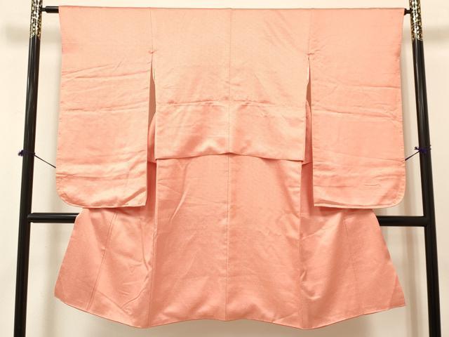 平和屋着物[]七五三　女の子　７歳　祝着　四つ身　長襦袢(袷・半衿刺繍)セット　鮫小紋柄　逸品　DABA3591ma
