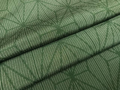 平和屋着物●お召　麻の葉文様　正絹　逸品　未使用　AABE8127ph