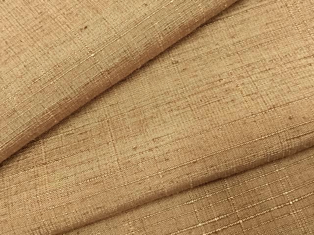 平和屋着物▽男性 紬 単衣 アンサンブル 榛色 正絹 逸品 AABE5638fy