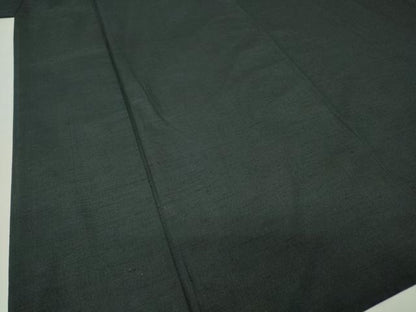 平和屋着物●男性 紬 アンサンブル 紺色 正絹 逸品 DABA4106az