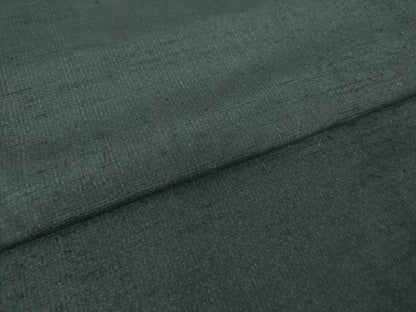 平和屋着物●男性 紬 アンサンブル 紺色 正絹 逸品 DABA4106az