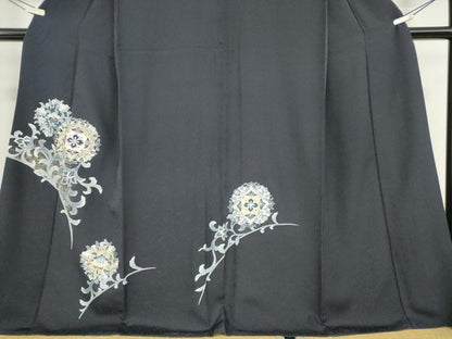平和屋着物●訪問着 刺繍 正倉院花文 金銀彩 京都きもの友禅扱い 正絹 逸品 DABA4205az
