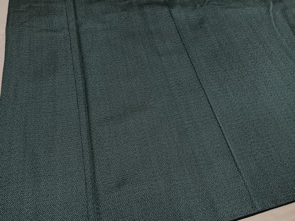 平和屋着物●男性　お召　アンサンブル　亀甲柄　キングサイズ　正絹　逸品　AABE8923ph
