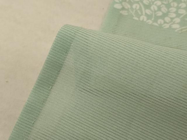 平和屋着物＊夏物　訪問着　絽　草花文　洗える着物　AABE7469jd