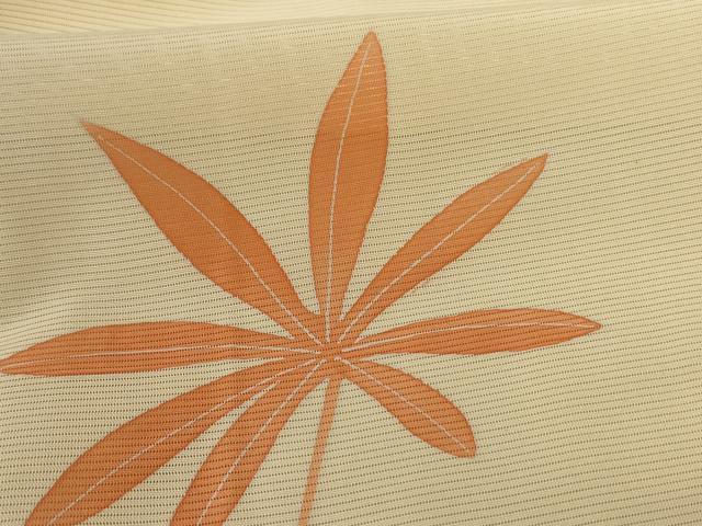 平和屋着物＊夏物 訪問着 絽 草葉文 正絹 逸品 AABE7465jd