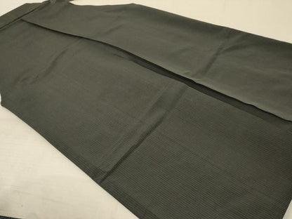 平和屋着物＊夏物 男性 行灯袴 縞 正絹 逸品 AABE7485jd