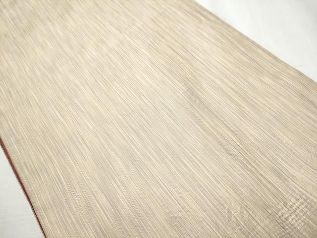 平和屋着物●両面　六通柄袋帯　唐織　松菊桜　金糸　正絹　逸品　CABB9319hy
