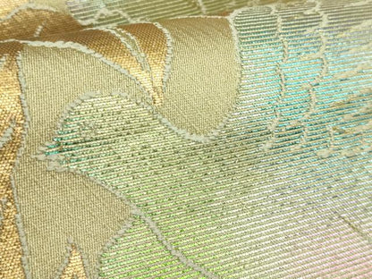 平和屋本店●極上 龍村美術織物 たつむら 六通柄袋帯 花鳥苑錦 金糸 逸品 DZAB3628kh6