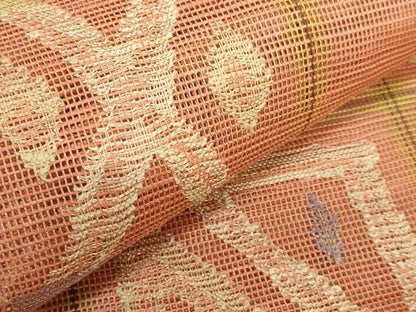 平和屋着物＊極上 夏物 1854年創業 帯屋捨松 八寸名古屋帯 抽象文様 色 逸品 DZAB3609kh6
