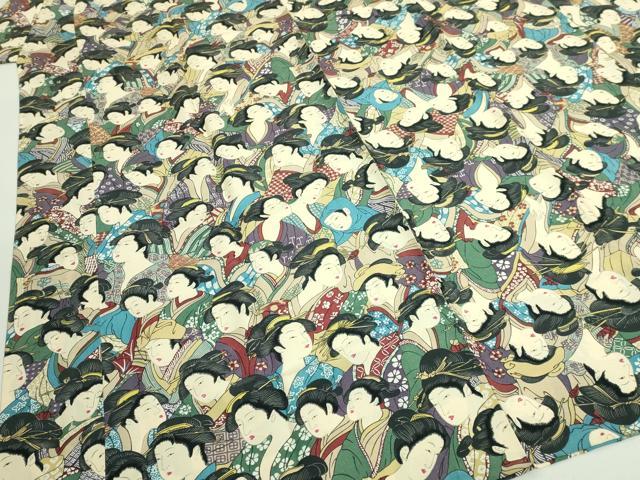 平和屋着物●岡重謹製　OKAJIMA　長襦袢　無双仕立て　百美人　逸品　DZAB3694kh6