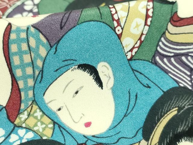 平和屋着物●岡重謹製　OKAJIMA　長襦袢　無双仕立て　百美人　逸品　DZAB3694kh6