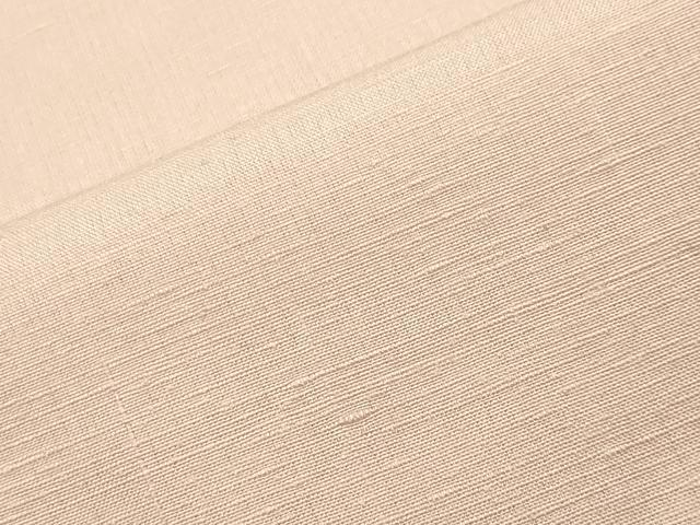 平和屋着物●結城紬　薄桜色　証紙付き　正絹　逸品　CABB0071gh