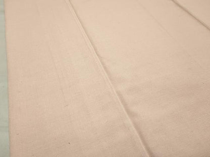 平和屋着物●結城紬　薄桜色　証紙付き　正絹　逸品　CABB0071gh