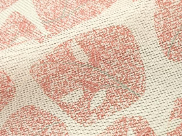 平和屋着物＊夏物 小紋 絽 草木文 正絹 逸品 未使用 CABB0121gh