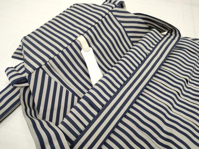 平和屋着物[]七五三　子供　男の子　行灯袴　縞　逸品　DABA3616ma