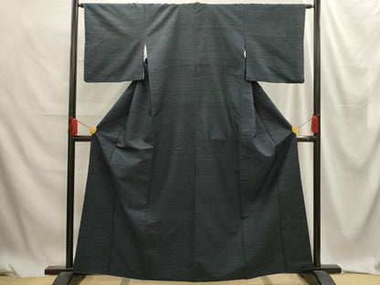 平和屋着物■上質な紬　霞文　正絹　逸品　AABE6241sx
