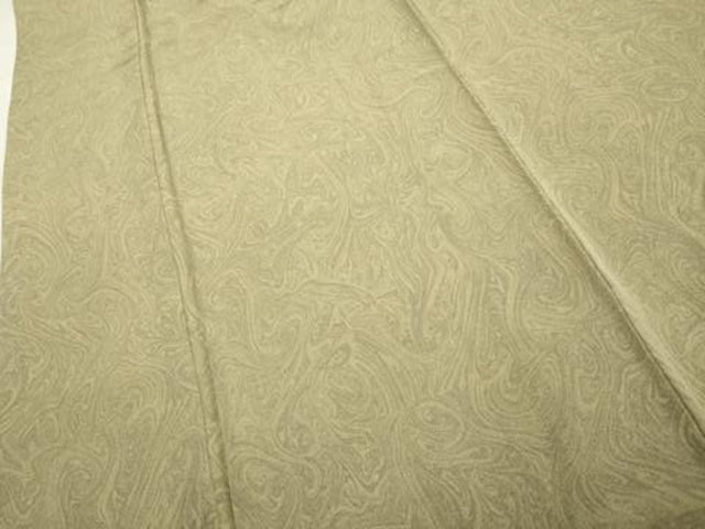 平和屋着物○上質な小紋 墨流し文様 正絹 逸品 AABE8676cs
