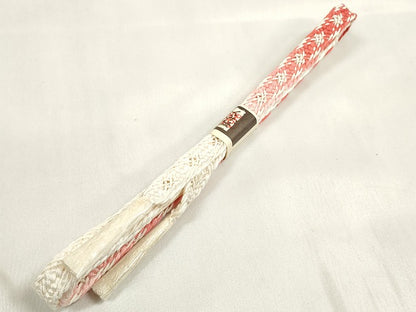 平和屋着物＊夏物　和装小物　帯締め・帯揚げセット　絽　柄絞り　流水文　組紐　逸品　未使用　DABA7543zzz