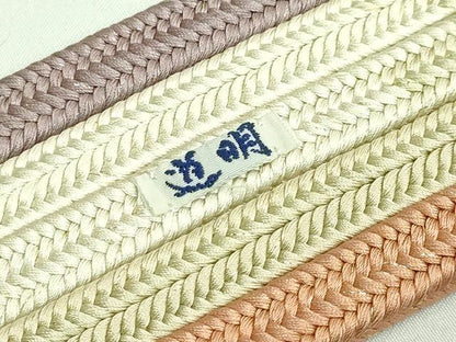 平和屋本店●極上　有職組紐道明　帯締め　冠組　金糸　宮内庁御用　国立博物館御用　東京芸術大学御用　逸品　DZAA11666kh6
