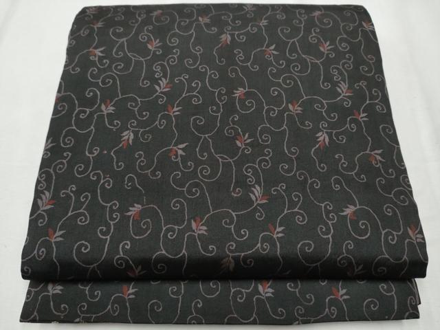 平和屋着物●本場筑前博多織 両面 全通柄 京袋帯 唐草文 献上 正絹 逸品 CABB9349hy
