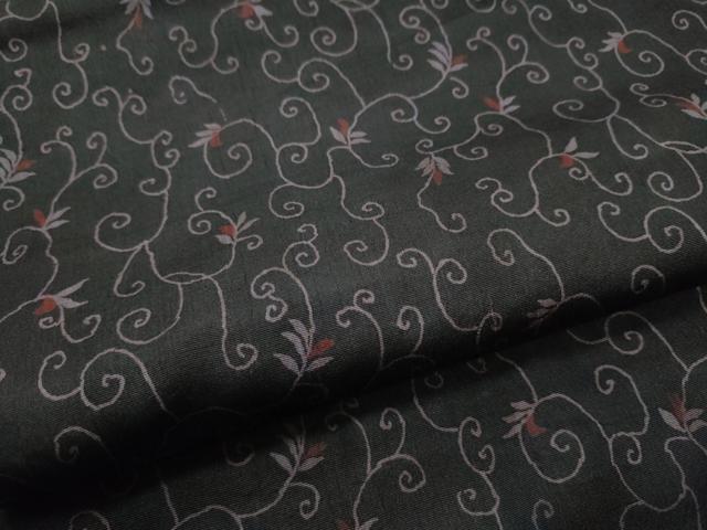 平和屋着物●本場筑前博多織 両面 全通柄 京袋帯 唐草文 献上 正絹 逸品 CABB9349hy