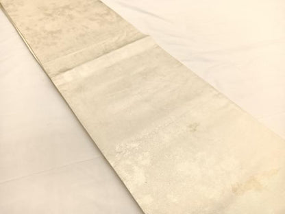 平和屋着物◎六通柄袋帯 秀洛 銀糸 正絹 逸品 BAAW3219hv