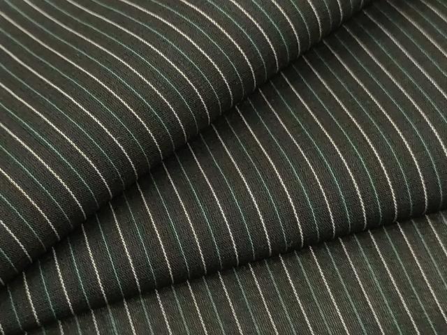 平和屋着物＊夏物 小紋 紗 縞 正絹 逸品 AABE9012jd
