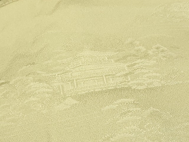 平和屋本店□色無地 まとめて 3点 風景 花柄 青海波 地紋