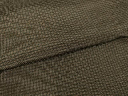 平和屋着物●男性 紬 格子 正絹 逸品 DABA4423az