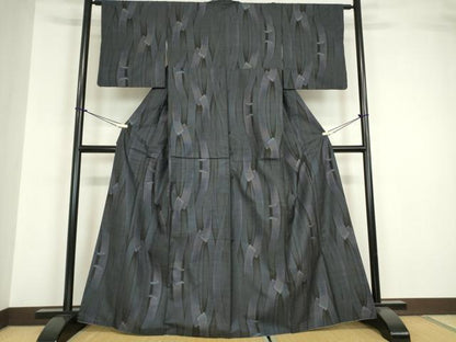 平和屋着物●本場大島紬 9マルキ 蔓帯文 正絹 逸品 DABA4414az