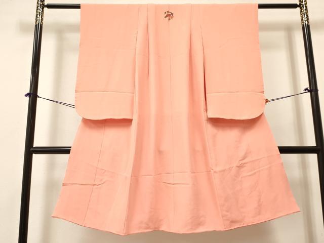 平和屋着物[]七五三　女の子　７歳　祝着　四つ身　一斤染色　逸品　DABA3667ma