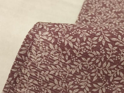 平和屋着物＊夏物 小紋 絽 葉づくし 正絹 逸品 AABE9019jd