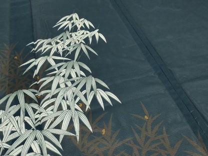 平和屋着物＊夏物 訪問着 絽 笹文 洗える着物 AABE9033jd