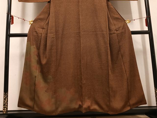 平和屋着物■訪問着 樹林シルエット 正絹 逸品 AABF1702ph