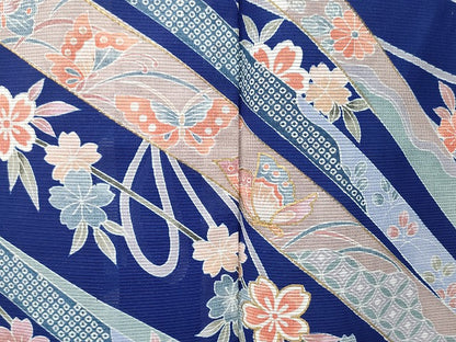 平和屋本店■夏物 訪問着 絽 紗 洗える着物 まとめて20点 鶴 人物 歌舞伎 蝶 花柄 手描き 金銀彩 着用可能多数 se3875