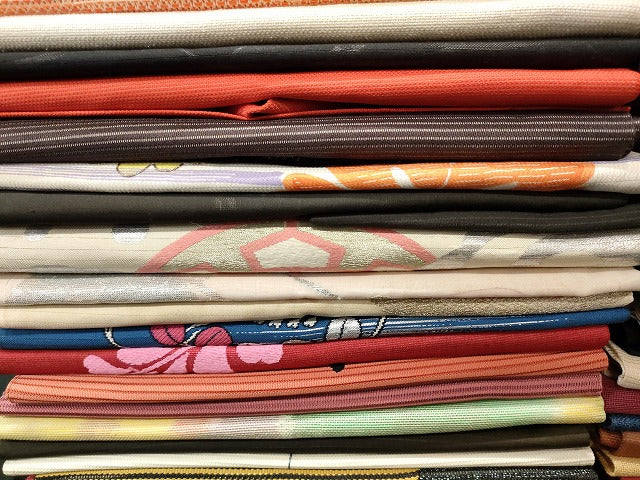 平和屋本店□夏物 名古屋帯 絽 紗 まとめて 50点 有栖川文様 薔薇