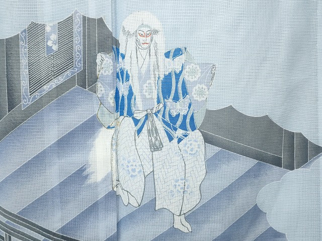 平和屋本店■夏物 訪問着 絽 紗 洗える着物 まとめて20点 鶴 人物 歌舞伎 蝶 花柄 手描き 金銀彩 着用可能多数 se3875