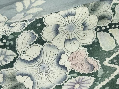 平和屋着物●訪問着 作家物 絞り 辻が花 暈し染め 正絹 逸品 DABB0417ud